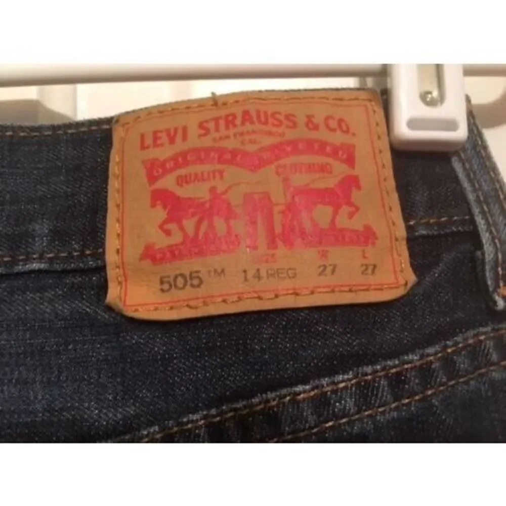 LEVI'S 505 REGULAR FIT SIZE 14 REG 27X27 JEANS